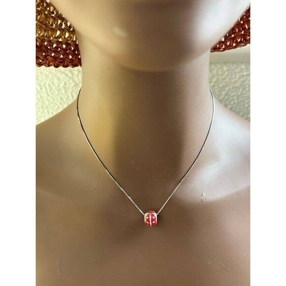925 Chain with Ladybug Charm - Picture 4 of 5